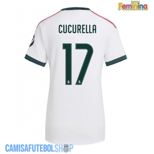 Camisa de time de futebol Real Madrid Marc Cucurella #17 Replicas 1º Equipamento Feminina 2026-27 Manga Curta